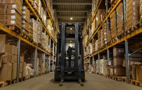 Warehouse storage and racking